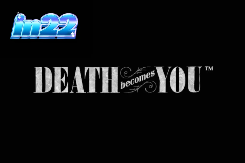 Tampilan visual slot Death Becomes You dengan estetika gotik dan simbol-simbol misterius
